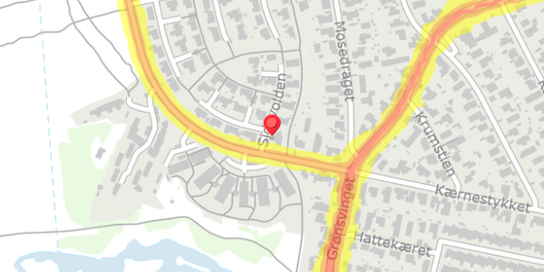 Trafikstøjkort på Sidevolden 2, 2730 Herlev