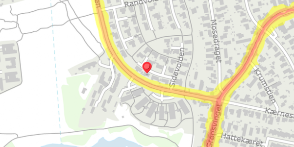 Trafikstøjkort på Sidevolden 5, 2730 Herlev