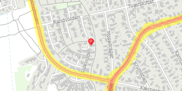 Trafikstøjkort på Sidevolden 10, 2730 Herlev