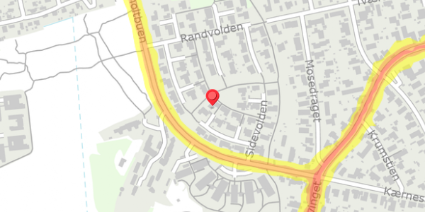 Trafikstøjkort på Sidevolden 11, . , 2730 Herlev