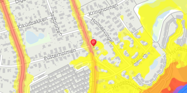Trafikstøjkort på Sortemosevej 20, . , 2730 Herlev