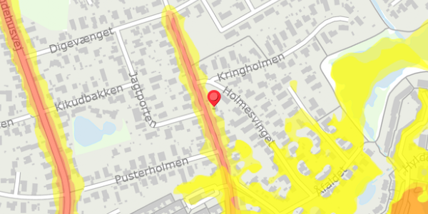 Trafikstøjkort på Sortemosevej 28, . , 2730 Herlev