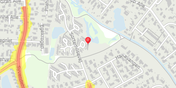 Trafikstøjkort på Sortemosevej 74, . , 2730 Herlev