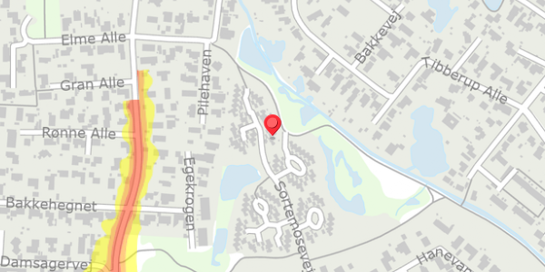 Trafikstøjkort på Sortemosevej 118, . , 2730 Herlev