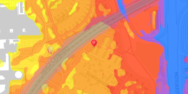 Trafikstøjkort på Tornerosevej 102, . , 2730 Herlev