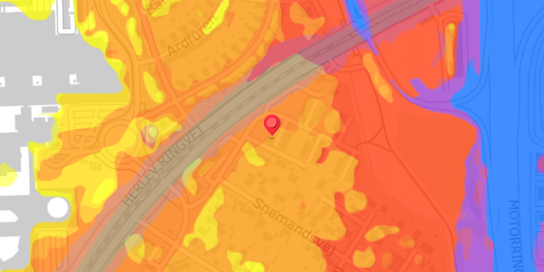 Trafikstøjkort på Tornerosevej 106, . , 2730 Herlev