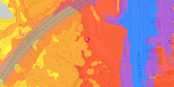 Trafikstøjkort på Tornerosevej 146, . , 2730 Herlev