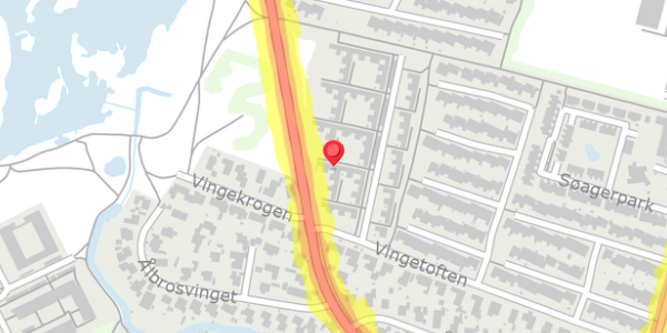 Trafikstøjkort på Vingetoften 248, 2730 Herlev