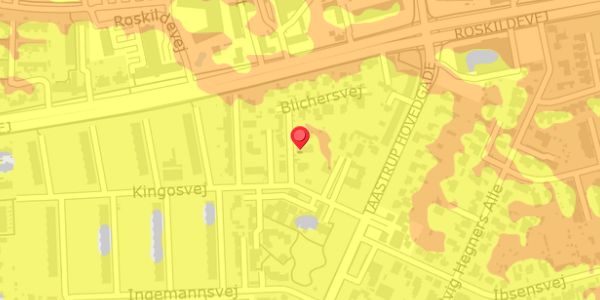 Trafikstøjkort på Blichersvej 2, 2630 Taastrup