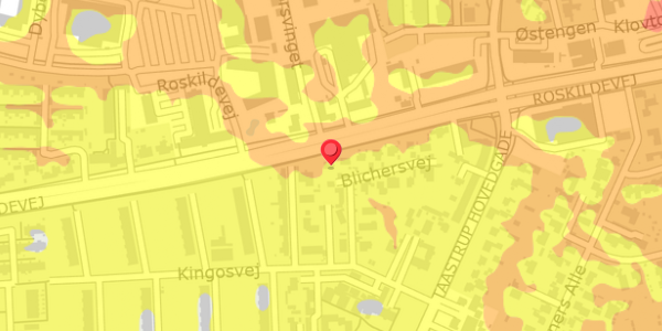 Trafikstøjkort på Blichersvej 7, . , 2630 Taastrup