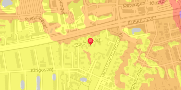 Trafikstøjkort på Blichersvej 10, . , 2630 Taastrup