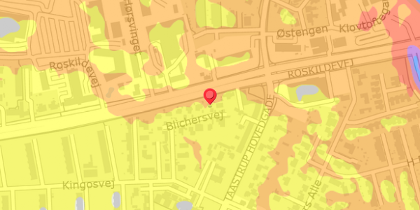 Trafikstøjkort på Blichersvej 17, . , 2630 Taastrup