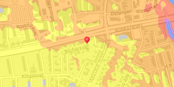 Trafikstøjkort på Blichersvej 19, . , 2630 Taastrup