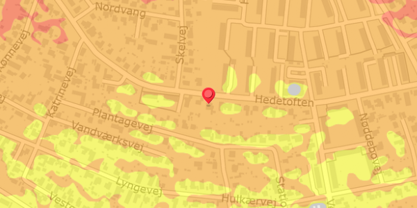 Trafikstøjkort på Hedetoften 2, 2640 Hedehusene