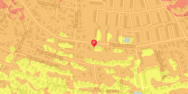 Trafikstøjkort på Hedetoften 4, . , 2640 Hedehusene
