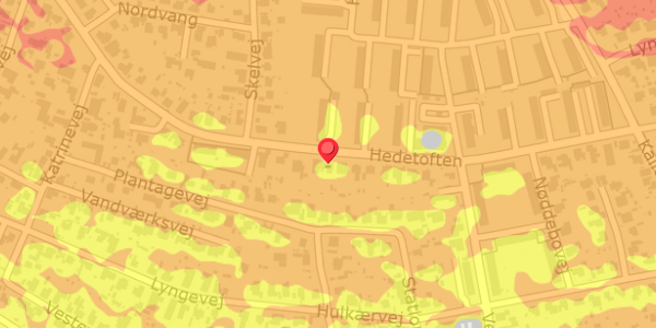 Trafikstøjkort på Hedetoften 6, 2640 Hedehusene