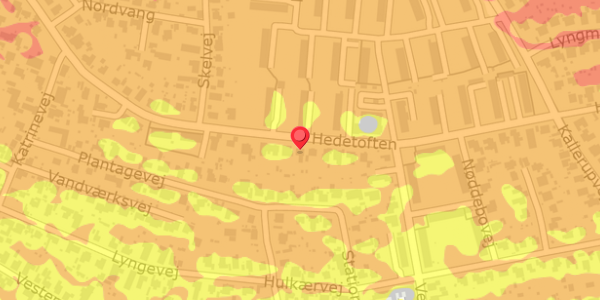 Trafikstøjkort på Hedetoften 10, 2640 Hedehusene