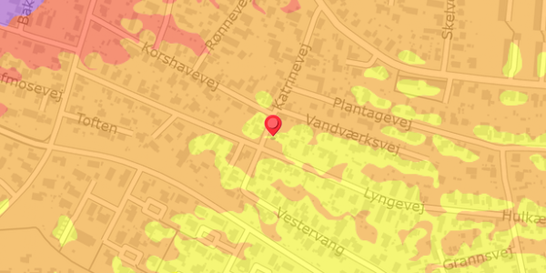 Trafikstøjkort på Lyngevej 21, . , 2640 Hedehusene
