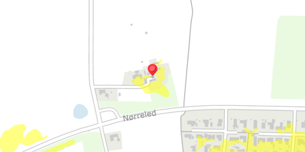 Trafikstøjkort på Soderupvej 16, 2640 Hedehusene