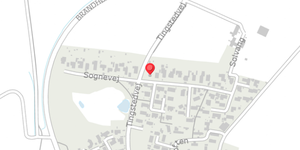 Trafikstøjkort på Solvang 1, . , 2640 Hedehusene