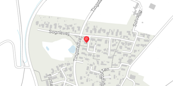 Trafikstøjkort på Solvang 4, . , 2640 Hedehusene
