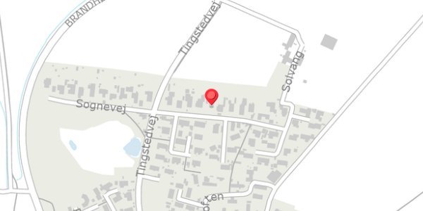 Trafikstøjkort på Solvang 9, . , 2640 Hedehusene