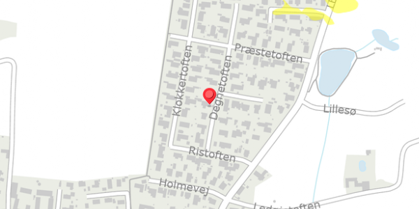 Trafikstøjkort på Degnetoften 7, . , 2765 Smørum