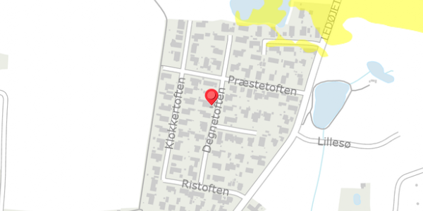 Trafikstøjkort på Degnetoften 13, 2765 Smørum