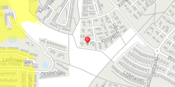 Trafikstøjkort på Kongehaven 21, 2765 Smørum