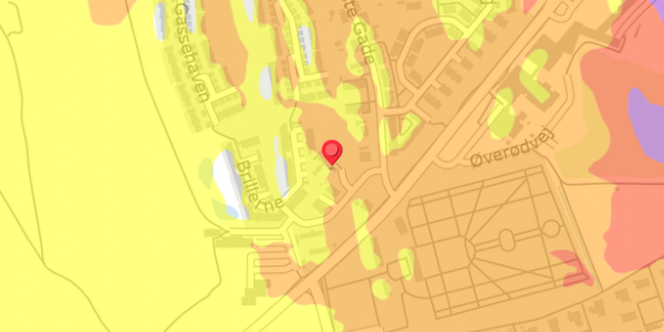 Trafikstøjkort på Brillerne 4, . , 2840 Holte