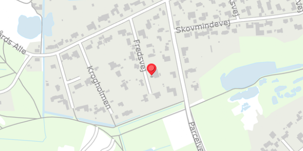 Trafikstøjkort på Fredsvej 7, . , 2840 Holte