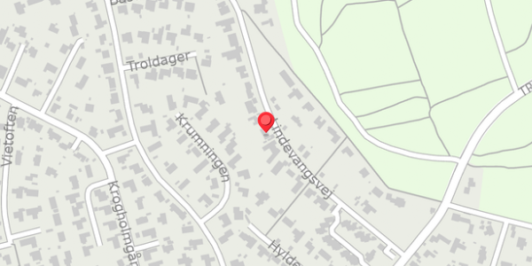 Trafikstøjkort på Lindevangsvej 21, 2950 Vedbæk