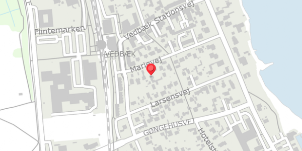 Trafikstøjkort på Marievej 21, . , 2950 Vedbæk
