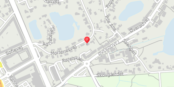 Trafikstøjkort på Morlenesvej 20, . , 2840 Holte