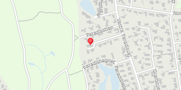 Trafikstøjkort på Paradiskrogen 13, 2840 Holte