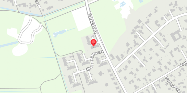 Trafikstøjkort på Parcelvej 34A, . , 2840 Holte