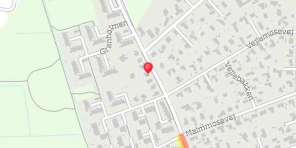 Trafikstøjkort på Parcelvej 54, . , 2840 Holte