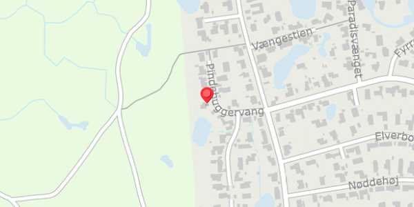 Trafikstøjkort på Pindehuggervang 21, 2840 Holte