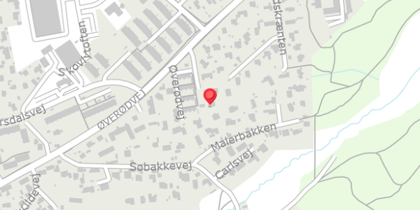 Trafikstøjkort på Trendetoften 9, 2840 Holte