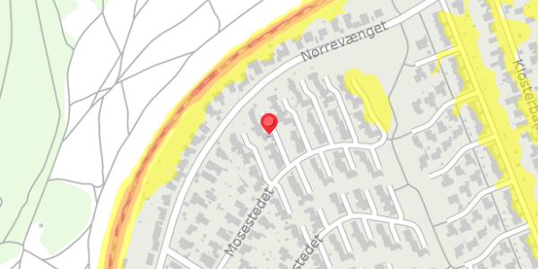 Trafikstøjkort på Mosestedet 29, 3500 Værløse
