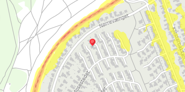 Trafikstøjkort på Mosestedet 41, 3500 Værløse