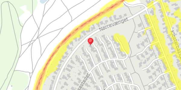 Trafikstøjkort på Mosestedet 43, 3500 Værløse