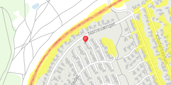 Trafikstøjkort på Mosestedet 55, 3500 Værløse