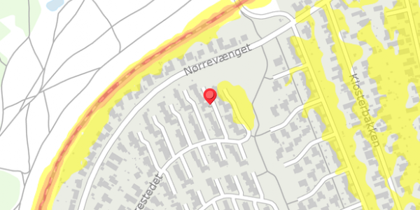 Trafikstøjkort på Mosestedet 63, 3500 Værløse