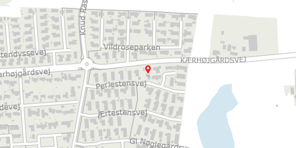 Trafikstøjkort på Perlestensvej 13, . , 3540 Lynge