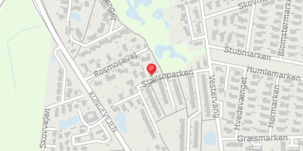 Trafikstøjkort på Sjælsøparken 56, 3450 Allerød