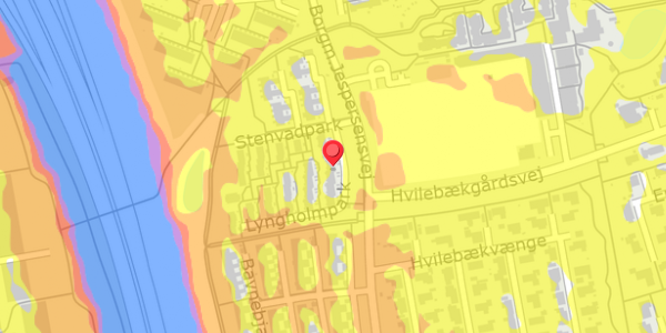 Trafikstøjkort på Lyngholmpark 21, . , 3520 Farum
