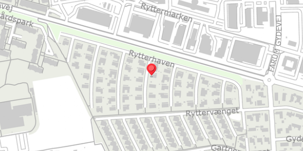 Trafikstøjkort på Rytterhaven 21, 3520 Farum