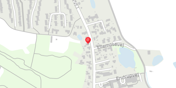 Trafikstøjkort på Endrupvej 25, 3480 Fredensborg