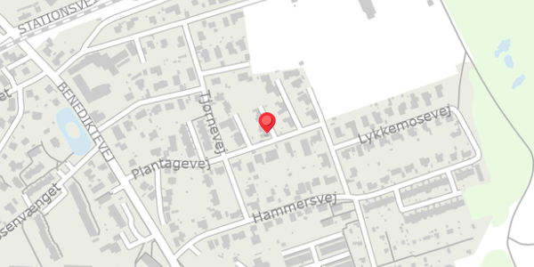Trafikstøjkort på Plantagevej 13, 3480 Fredensborg